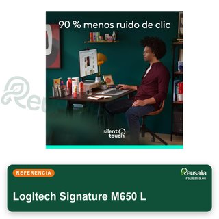 Logitech Signature M650 L ratón inalámbrico