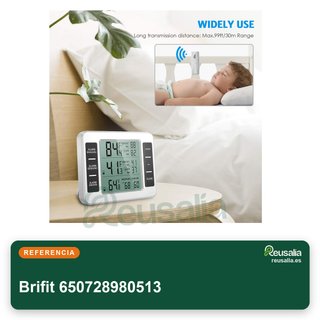 Brifit termómetro digital frigorífico congelador