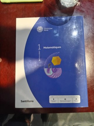 Libro matemáticas primero de bachillerato