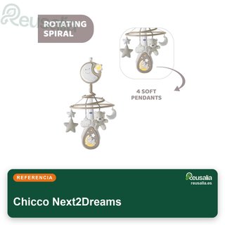 Chicco Next2Dreams móvil bebé cuna música luz