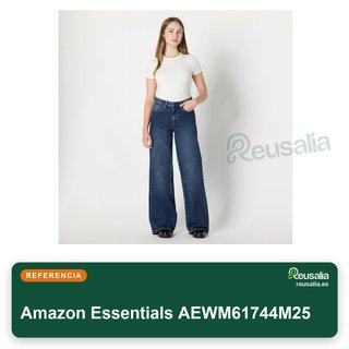 Amazon Essentials vaqueros mujer talle alto