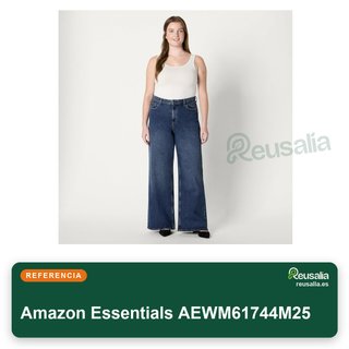 Amazon Essentials vaqueros mujer talle alto
