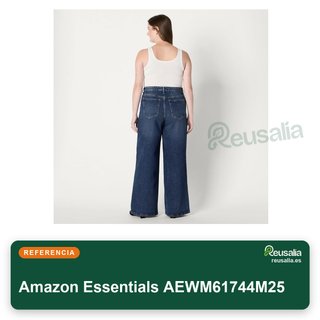 Amazon Essentials vaqueros mujer talle alto