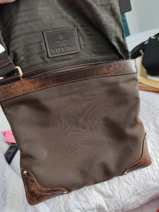 Bolso bandolera vintage Prada marrón