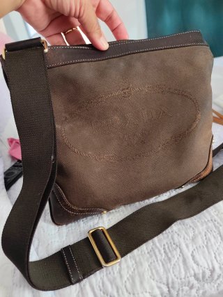 Bolso bandolera vintage Prada marrón