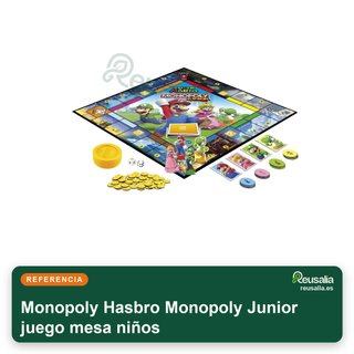 - Hasbro Monopoly Junior juego mesa niños