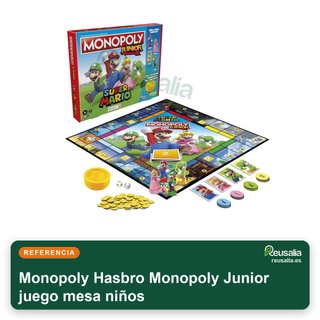 - Hasbro Monopoly Junior juego mesa niños