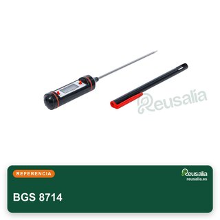BGS 8714 termómetro digital sonda acero inoxidable