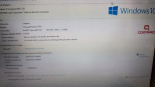 Portátil HP Compaq Windows 10 y Office