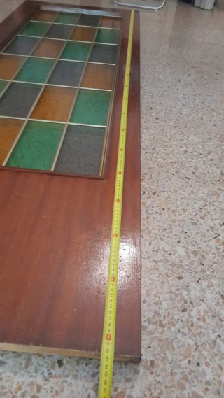 Puerta Madera Vintage Cristal