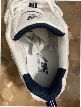 New Balance 530 Blanco Plata Marino Talla 38