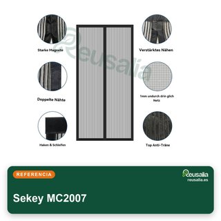 Sekey mosquitera magnética para puerta
