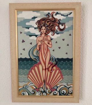 Pintura El Nacimiento de Venus Juan Carlos Espejo