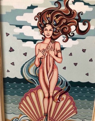 Pintura El Nacimiento de Venus Juan Carlos Espejo