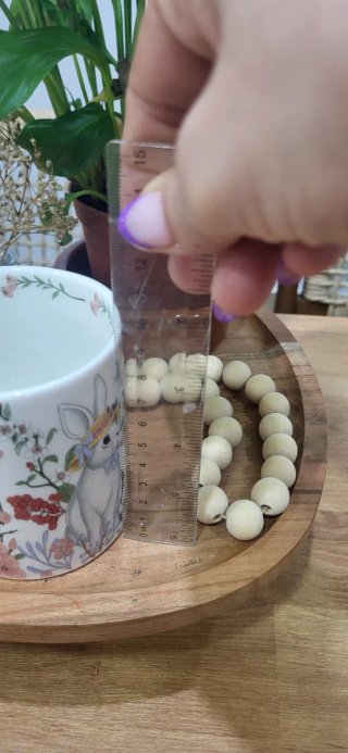 Taza de cerámica con diseño de conejo y flores