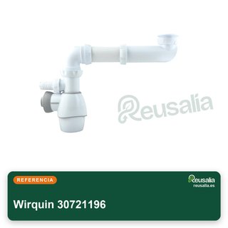 Wirquin 30721196 sifón fregadero ahorro espacio