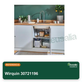 Wirquin 30721196 sifón fregadero ahorro espacio