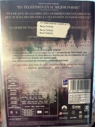 Twin Peaks Serie Completa 19 DVDs