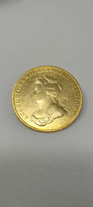 Moneda Batalla Rande Vigo 1702 Reina Ana Réplica.