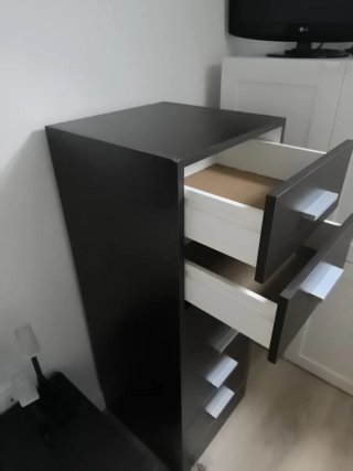 Cómoda alta 6 cajones vengué