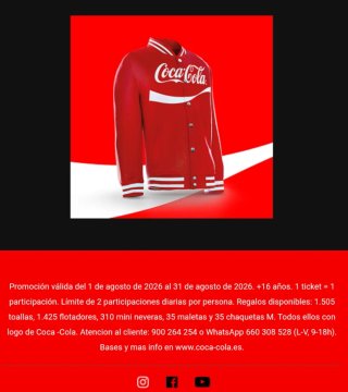 Chaqueta Coca-Cola Icónica Coleccionista