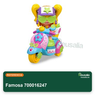 Famosa 700016247 Pinypon figura moto remolque