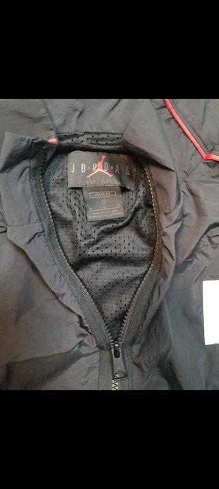 Chaqueta Jordan Flight Warmup Negra Roja