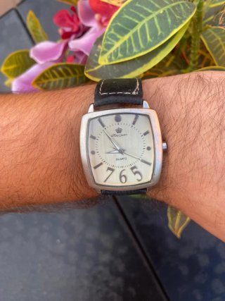 Reloj King tank Plata y Negro