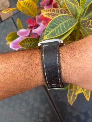 Reloj King tank Plata y Negro