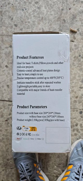 Prensa de Calor 9x9 para Camisetas
