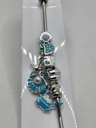 Pulsera Acero Quirúrgico con Charms Marinos