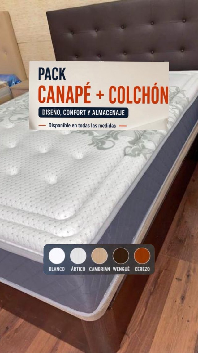Pack Canapé + Colchón