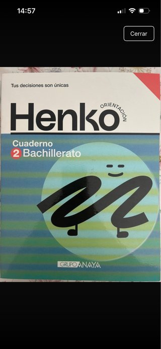 Henko Orientación, 2 Bachillerato, Tus decision...