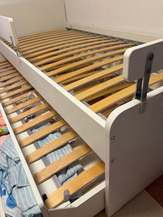 Cama nido Ikea blanca madera