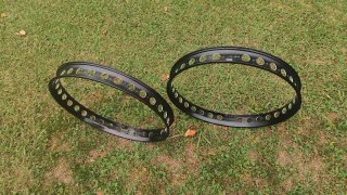 Juego 2 Aros Llanta Fat Bike Aluminio negros.