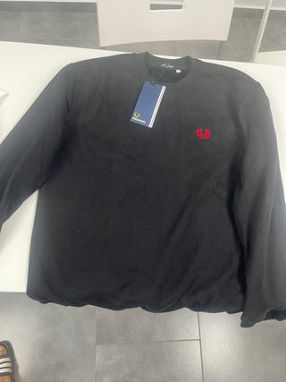 Sudadera Fred Perry Negra Talla L