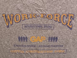 Camiseta GAP Work Force nueva