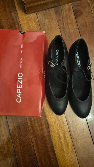 Zapatos de baile Capezio piel negros