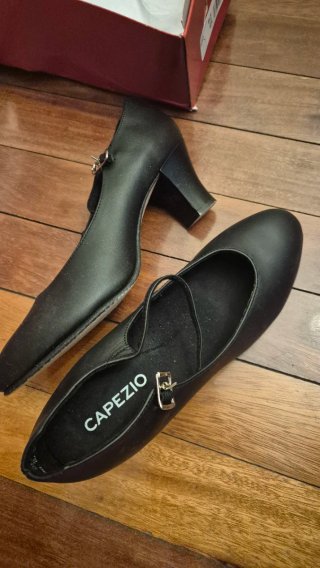 Zapatos de baile Capezio piel negros