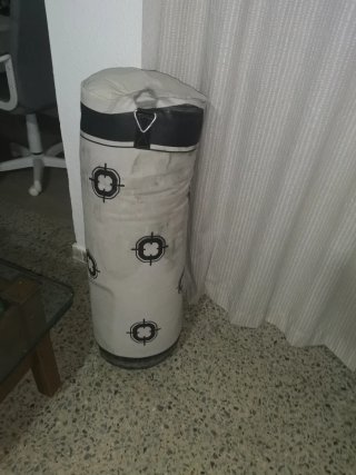 Saco de boxeo con dianas