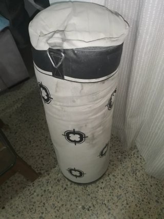 Saco de boxeo con dianas