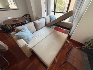 Sofá cama beige Friheten