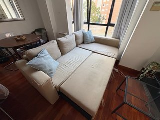 Sofá cama beige Friheten