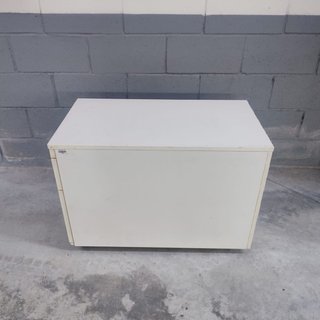 Cajonera bianca con 2 cassetti