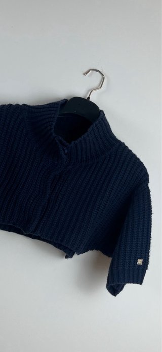 Elisabetta Franchi Coprispalle blu Lana 50% 42 S/M