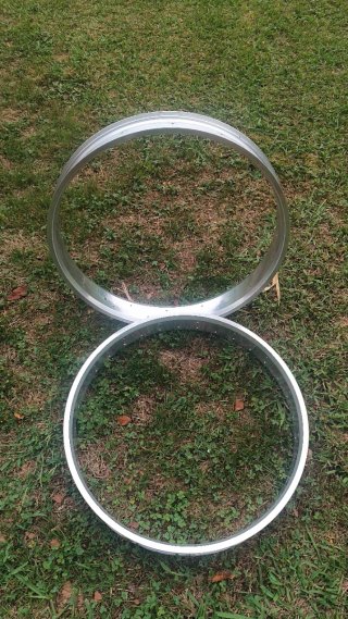 Aros Fat Bike Aluminio Plateado