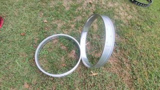 Aros Fat Bike Aluminio Plateado