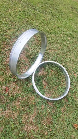 Aros Fat Bike Aluminio Plateado