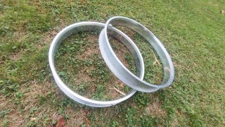 Aros Fat Bike Aluminio Plateado