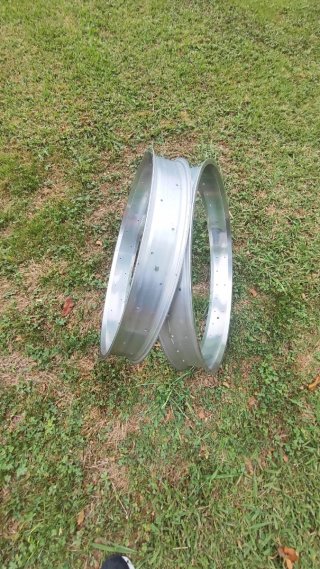 Aros Fat Bike Aluminio Plateado